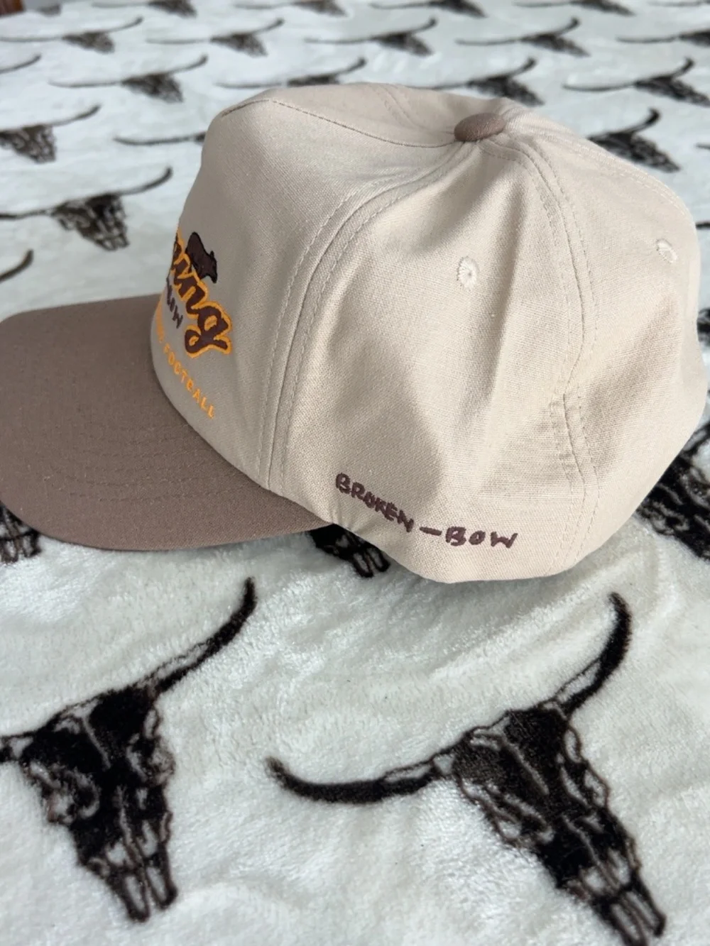 NWT Broken Bow Wyoming Cowboys University Football Snapback Hat Cap